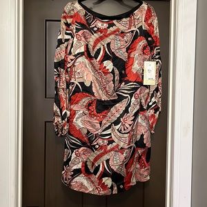 Colorful paisley geometric NEW WITH TAGS dress.